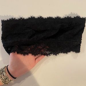 black lace Aerie bralette